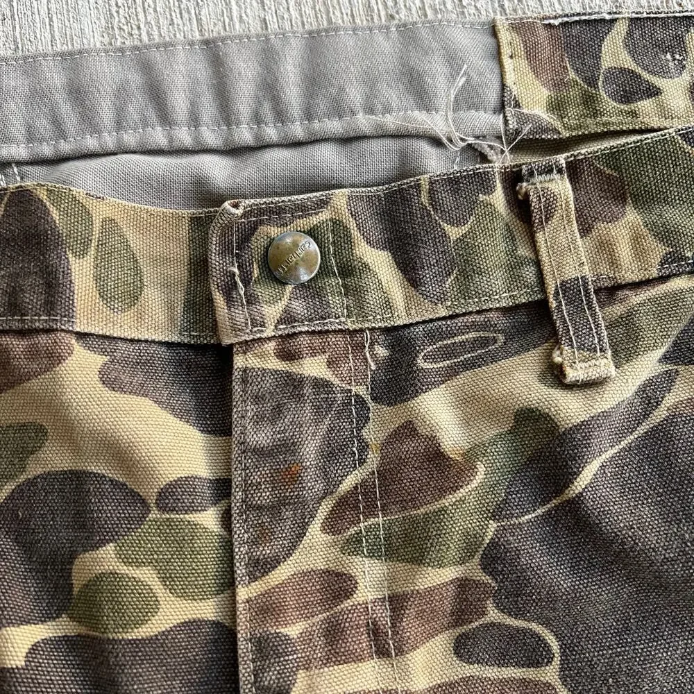 Carhartt realtree duck camo double knee work wear carpenter pants
